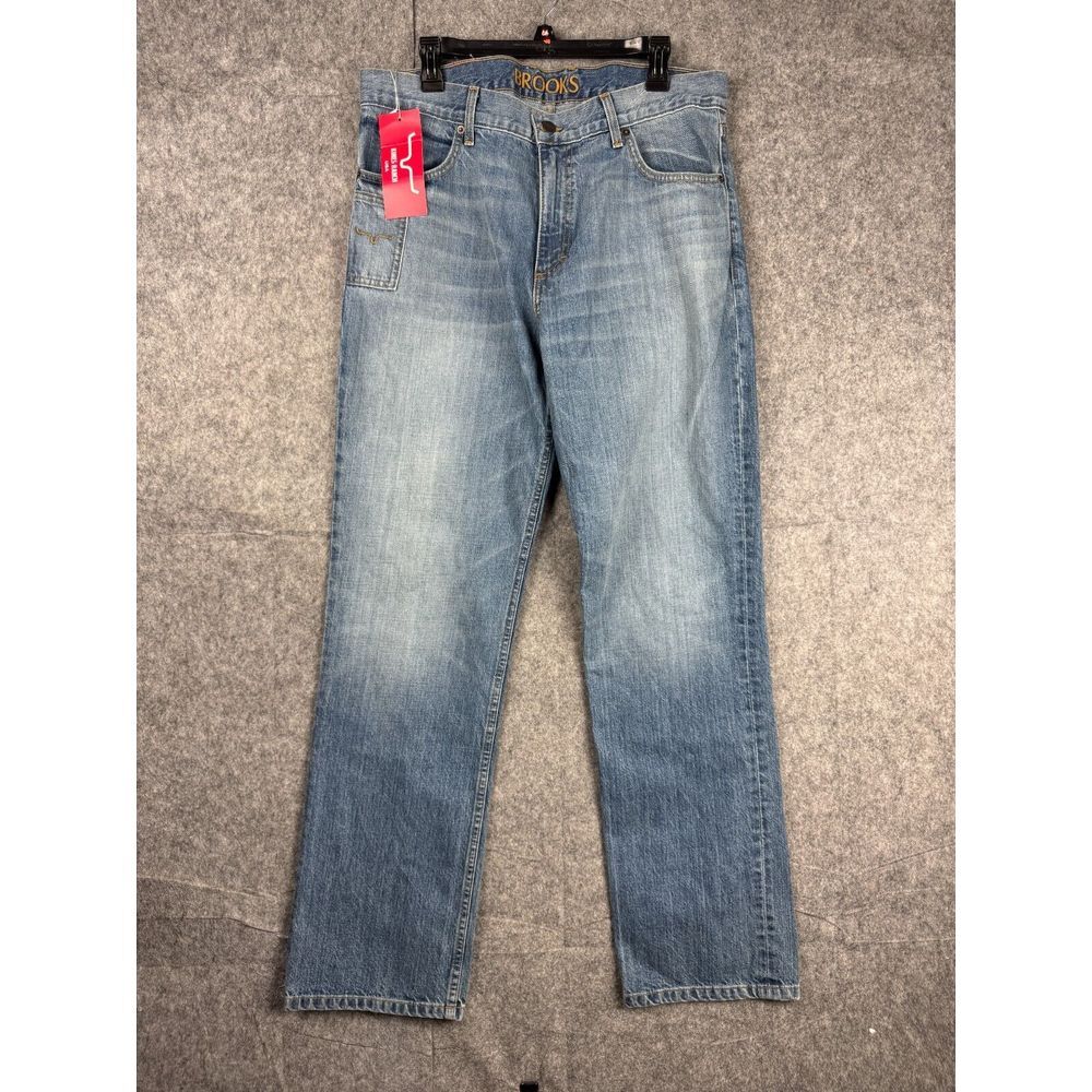 Kimes Ranch Jeans Women's Large BROOKS Mid Wash Relaxed Boyfriend NWT